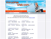 Tablet Screenshot of annuaires-web.com